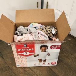Baby Girl Clothes Box Full 