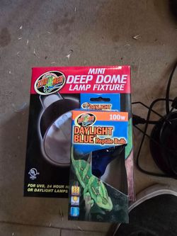 Reptile lamp 2 lamps w/ bulb