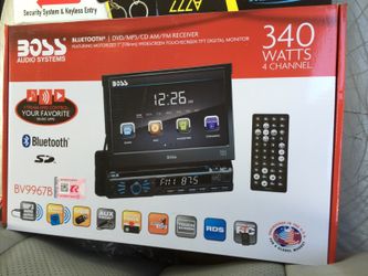 Esterio nuebo boss , DVD , Bluetooth , USB , Auxiliar , cd , MP3 , touch screen , face remove