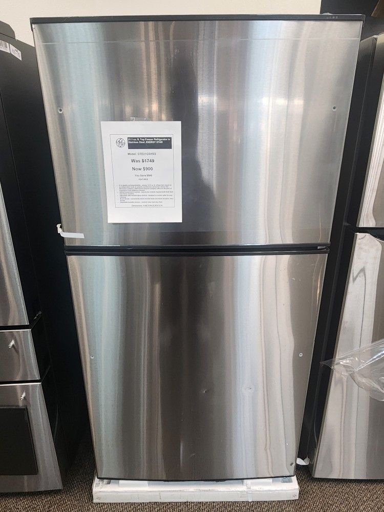 $599 $2099 GE Refrigerators Brand New, Express Delivery, One Year Warranty