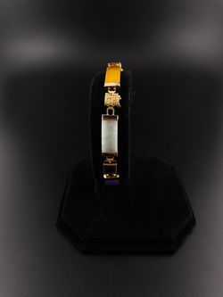 14KtGold- Multi-Stone Link Bracelet