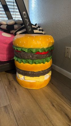 Novelty Cheeseburger Stool or Side Table