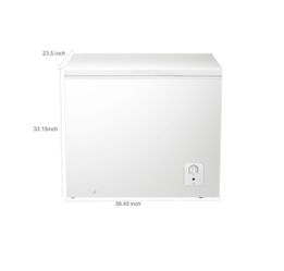 Hisense 8.7 cu ft chest freezer with sliding basket