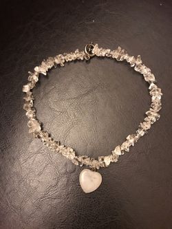 Chrystal Choker with stone heart