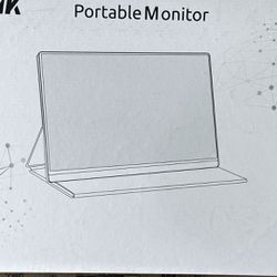 KUMK Portable Monitor 17" 1200P 16:10 FHD HDR IPS Second Monitor 