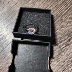 S925 SOLITARE 4.0 CTTW DIAMOND ENGAGEMENT RING