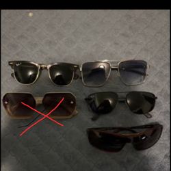 Sunglasses All Authentic Rayban /prada Left 
