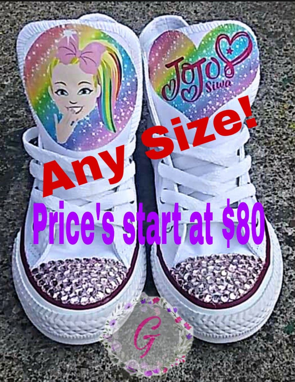 CUSTOM MADE jojo siwa shoes