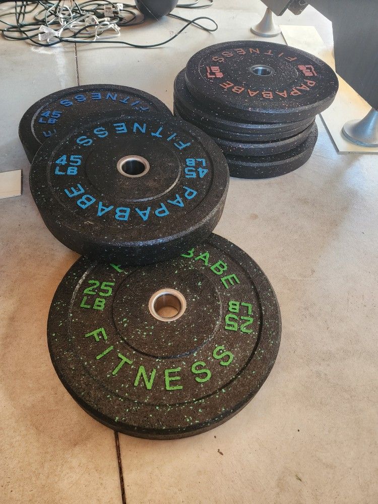 Bumper Weight Plates - Weights (10s, 15, 25, 45)