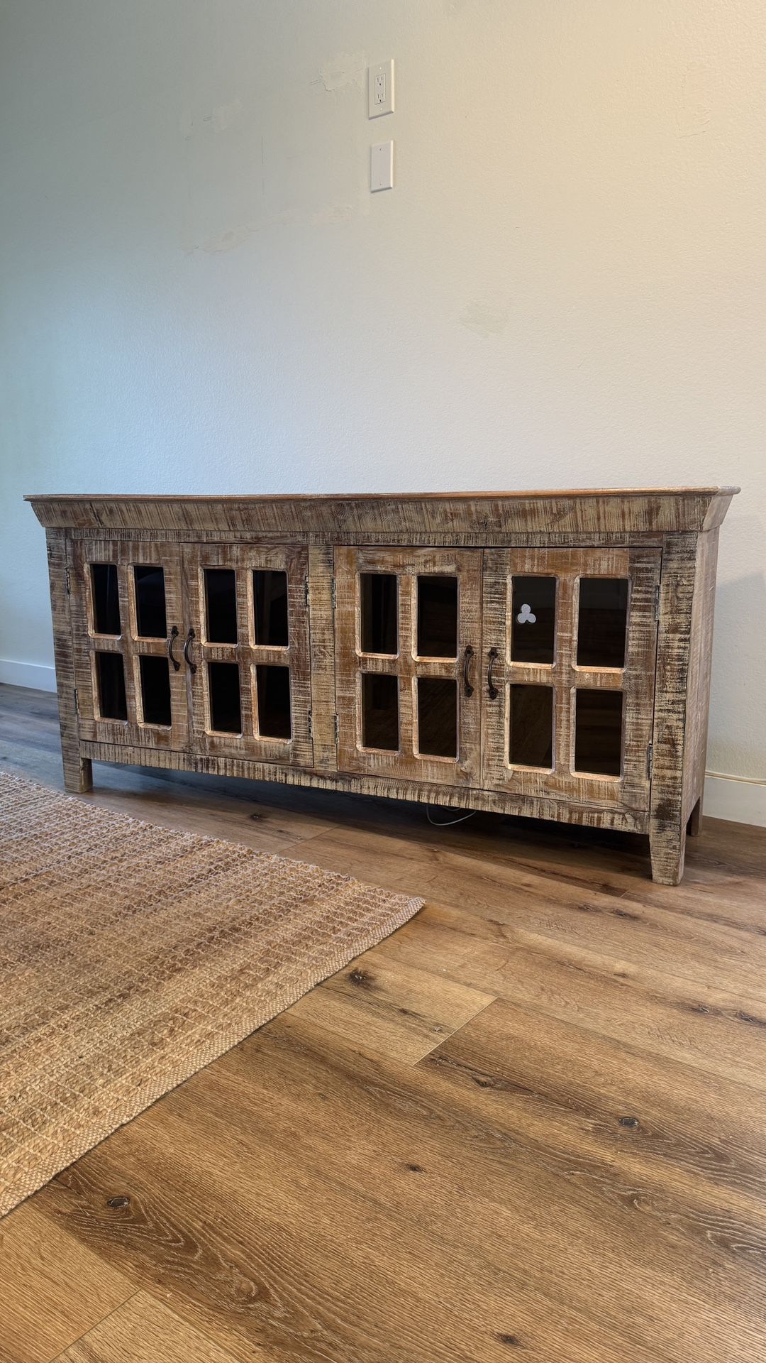 Pottery Barn Console Chest/Table With Hole For Media