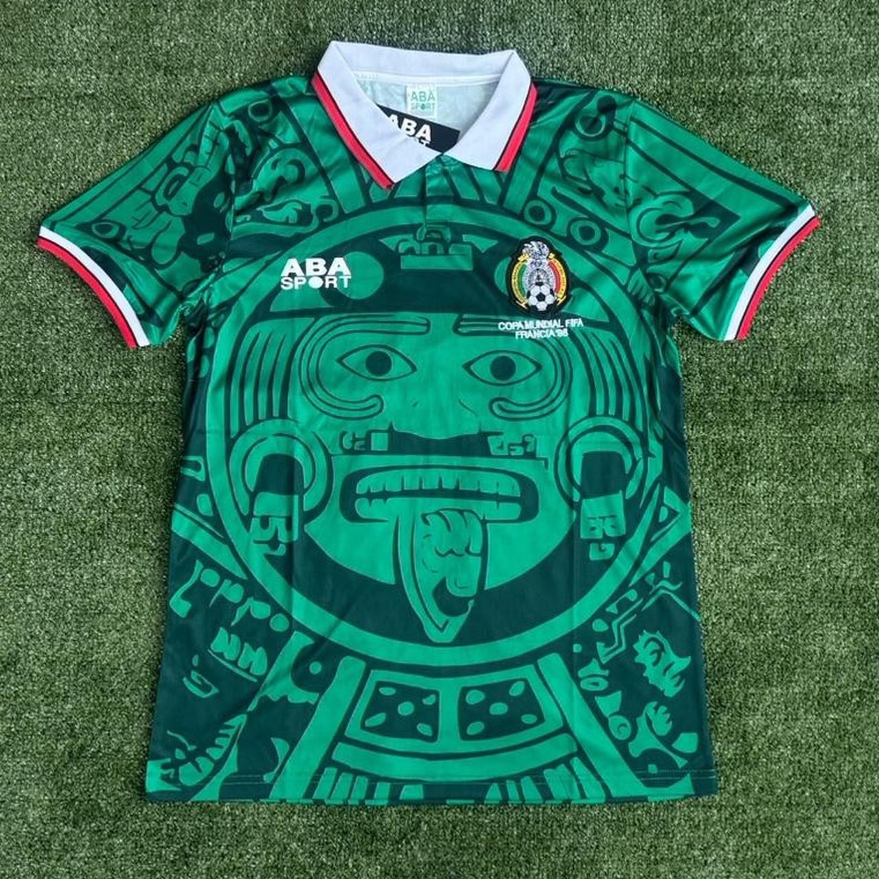 Mexico National Soccer Team Home Jersey Retro Edition 1998 World Cup Vintage