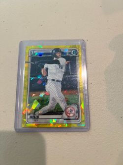 Austin Wells 2020 Bowman Chrome 1st Gold Refractor /50