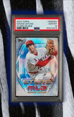 2023 Topps Series 1 - Stars of MLB - Shohei Ohtani - PSA 10 - #SMLB-21