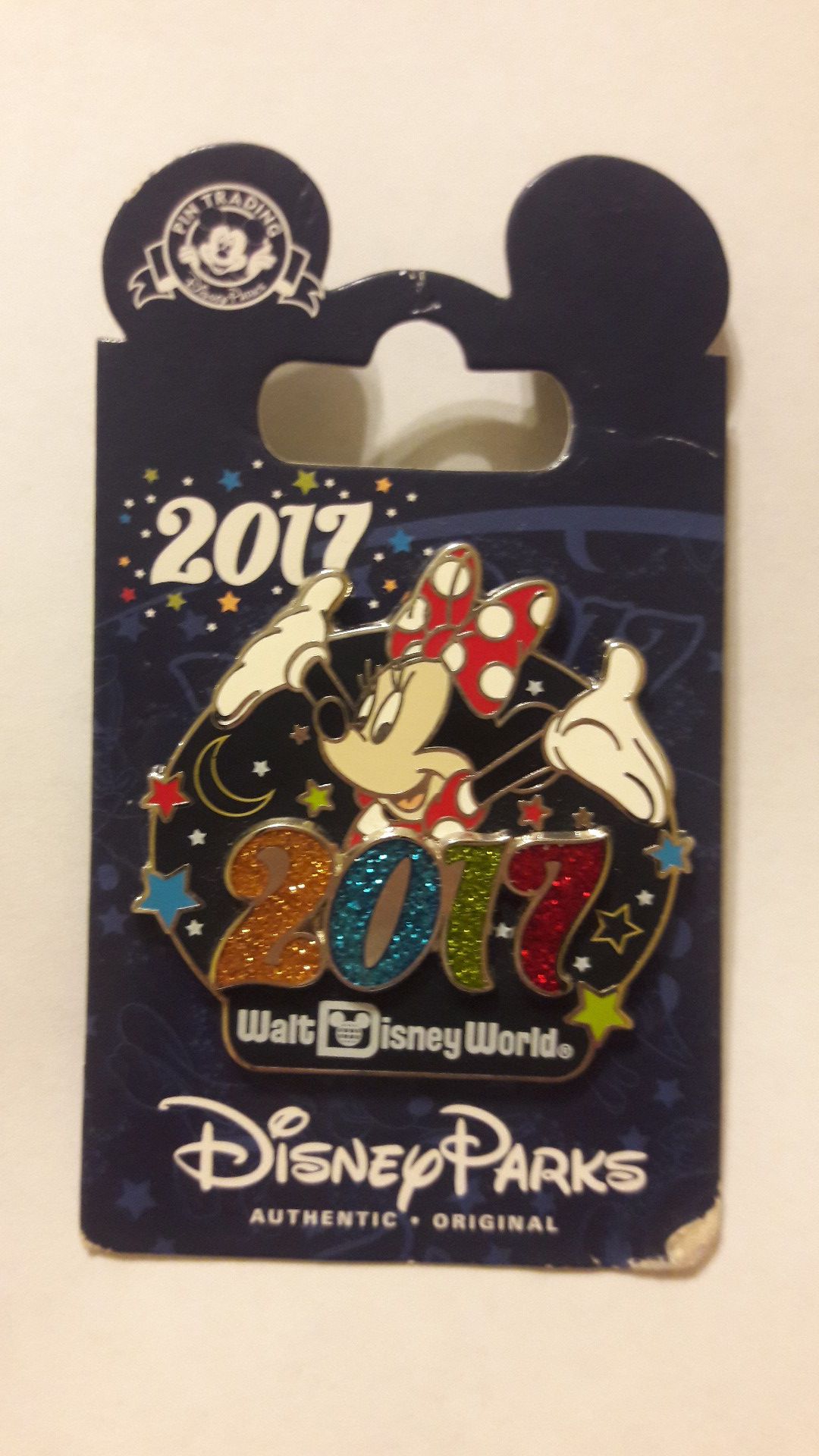 Walt Disney World 2017 Minnie Mouse Sparkle Pin