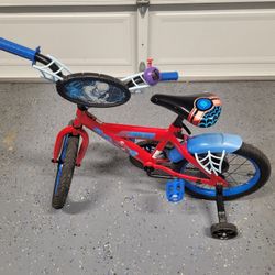 16" Bike With Training Wheels