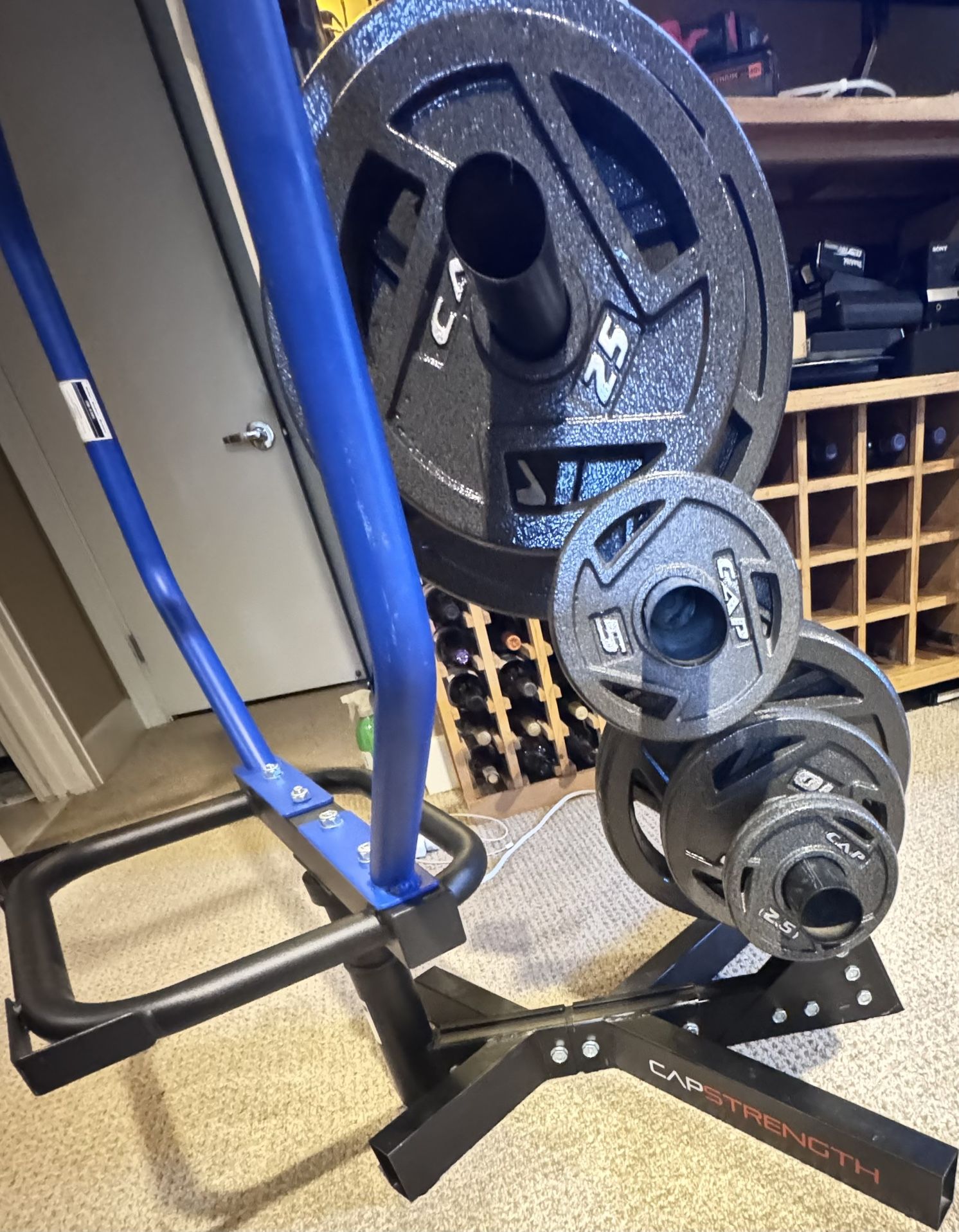 CAP Strength Weight Plates and Rack
