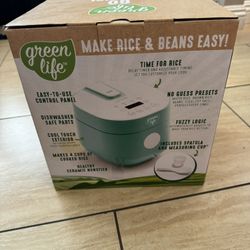 Rice Steamer Turquoise Or Aqua Blue