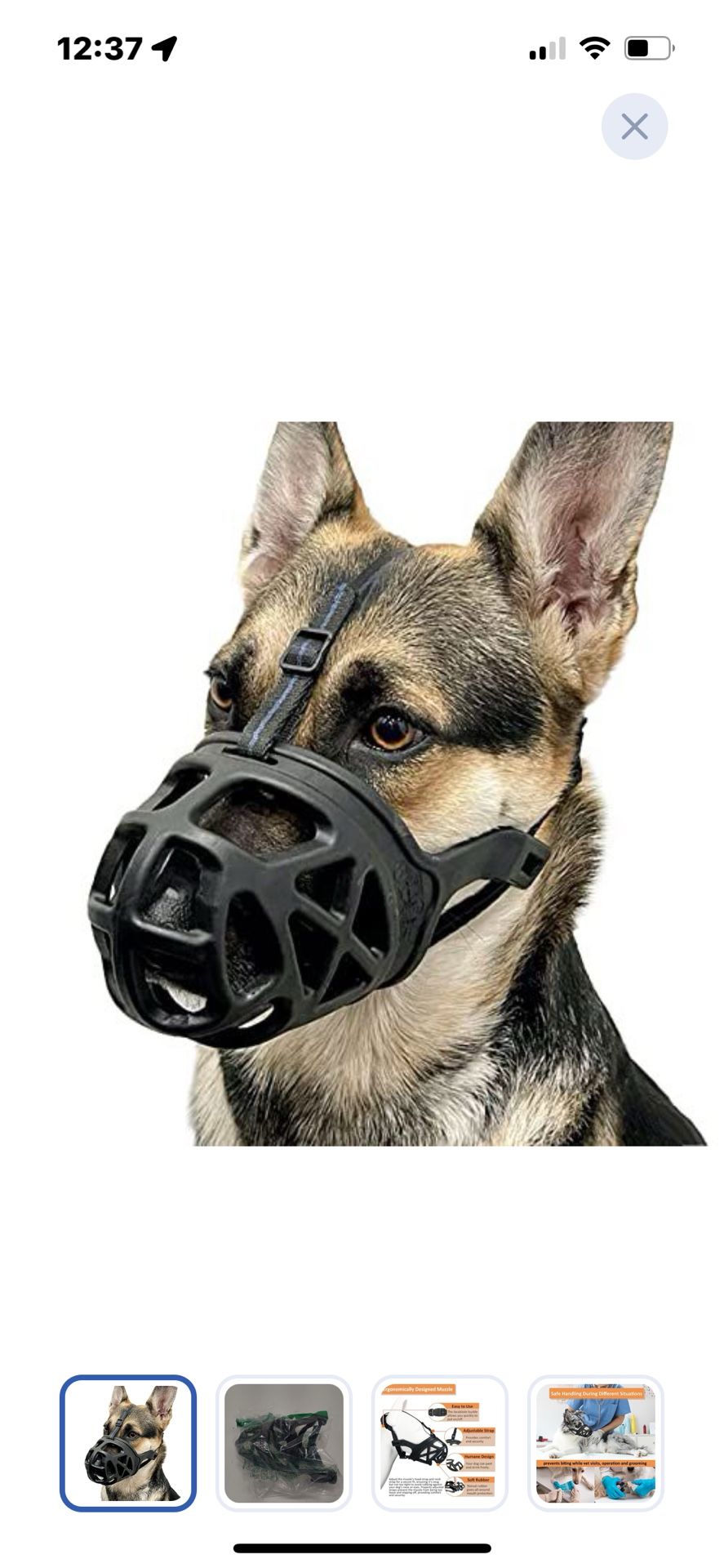“New”Dog Basket Muzzle,for Grooming Or Training(sz XL)retail$29