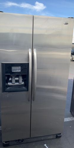 Amana Side By Side Stainless Steel Fridge
