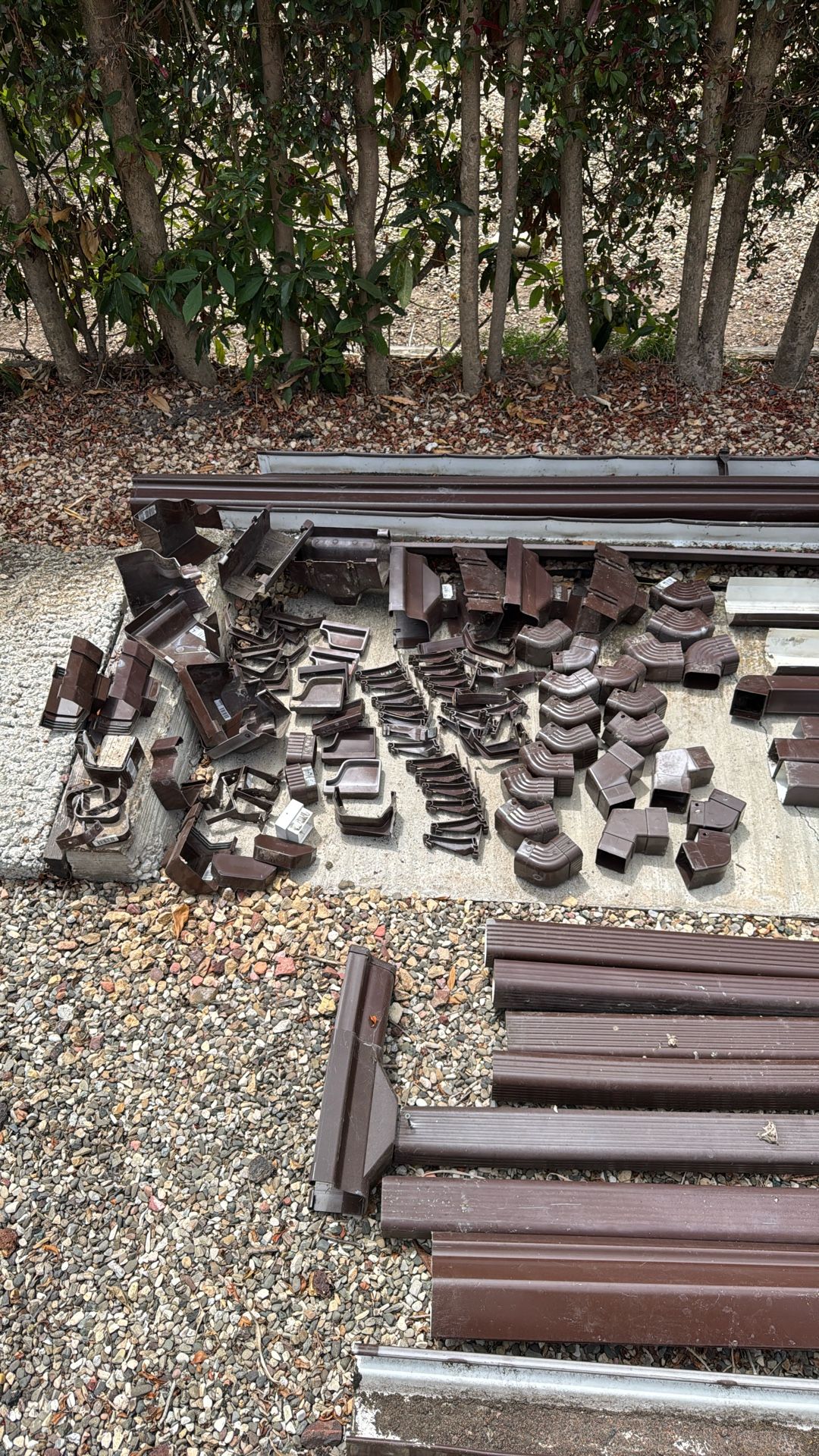Rain gutter Materials