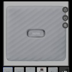 Fujifilm instax Link Wide Smartphone Printer, Ash White