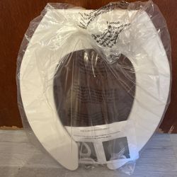 Commercial Heavy Duty Open Front Toilet Seat Without Cover, ELONGATED White 18.5”