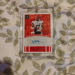 DORIAN THOMPSON - ROBINSON ( DTR)  AUTOGRAPHED CARD 