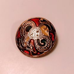 Miracle Celtic Round Brooch / Pendant