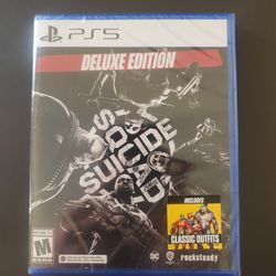 Ps5 Suicide Squad  Kill the Justice League Deluxe Edtion [New&Sealed]Available Today Trending For Over $100