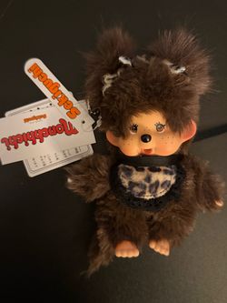 Monchhichi Plush Doll Keychain