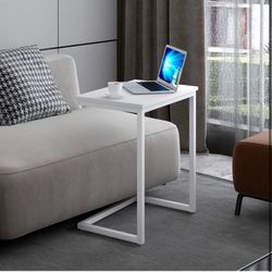 Sofa C Side End Table Wood Accent Couch Coffee Tray Snack 
