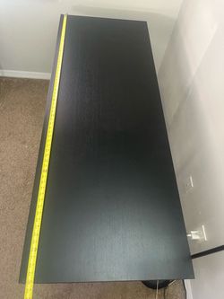 Heavy Duty 5.3ft Workbench / Utility Table (Thick Plywood Top) BLACK