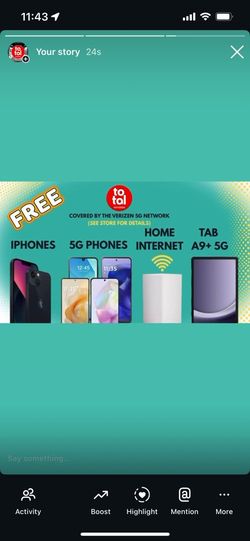 Mega Deals at Total Wireless! 🚨📱 Phone Offer:Switch today and get the Moto G Stylus 2024 FREE! 🎉 Don’t miss out!
📍 Visit us at our exclusive store
