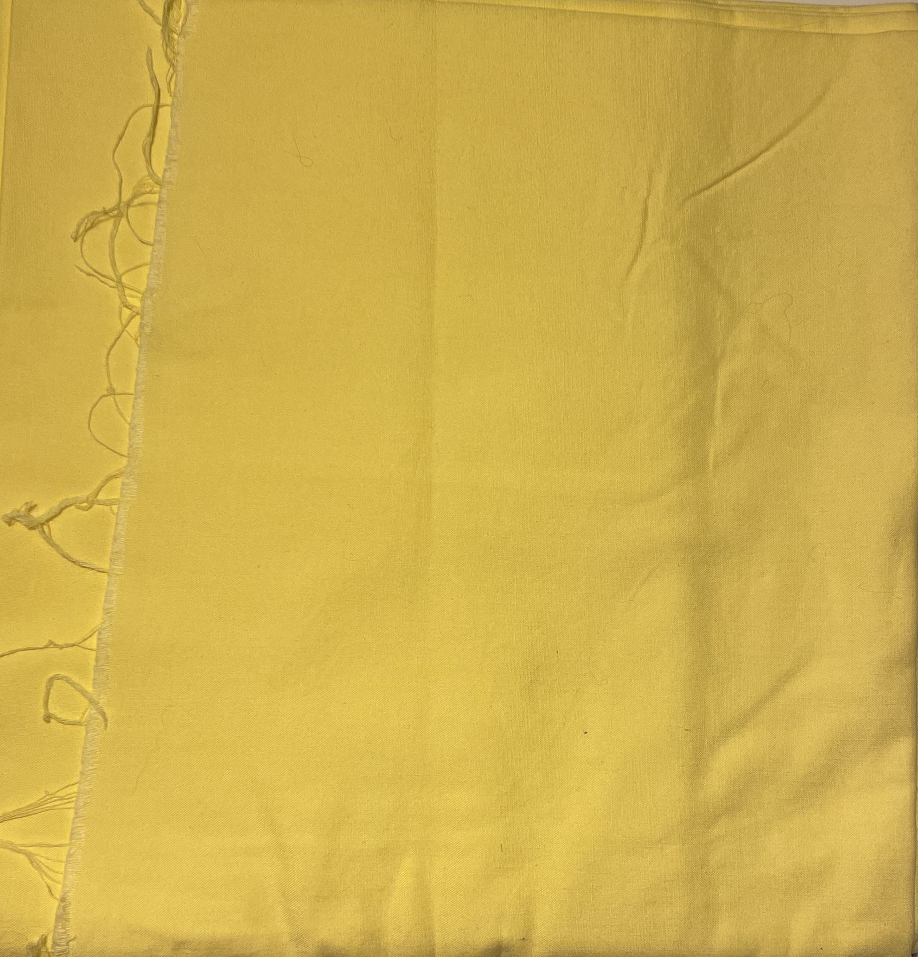 Solid Yellow Fabric - 2 Yards