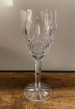Waterford Crystal Castle Maine Water Goblet 8in