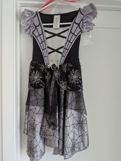 Girls small spider costume