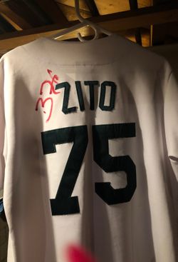 Sign athletic jersey zito