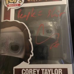 Authenticated Corey Taylor Autographed Funko Pop At