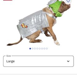 Oscar The Grouch Dog Costume - Large