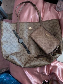 Coach bags and movado watch