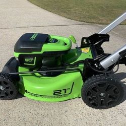 Greenworks Pro 21inch 60V Battery Sold Separately