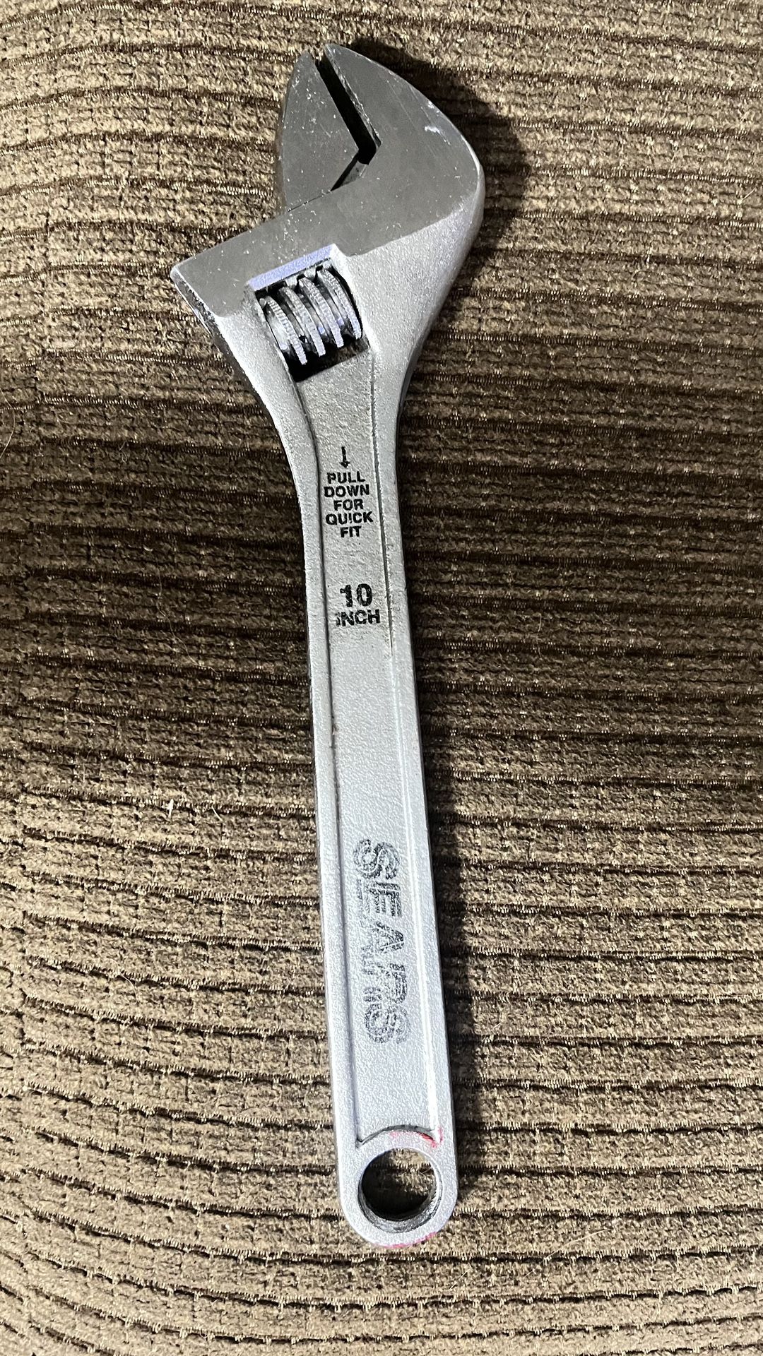 Like New 10” Adjustable Wrench