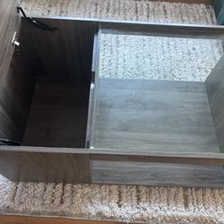 Coffee table with storage