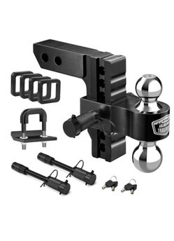 Adjustable Trailer Hitch Ball Mount Kit