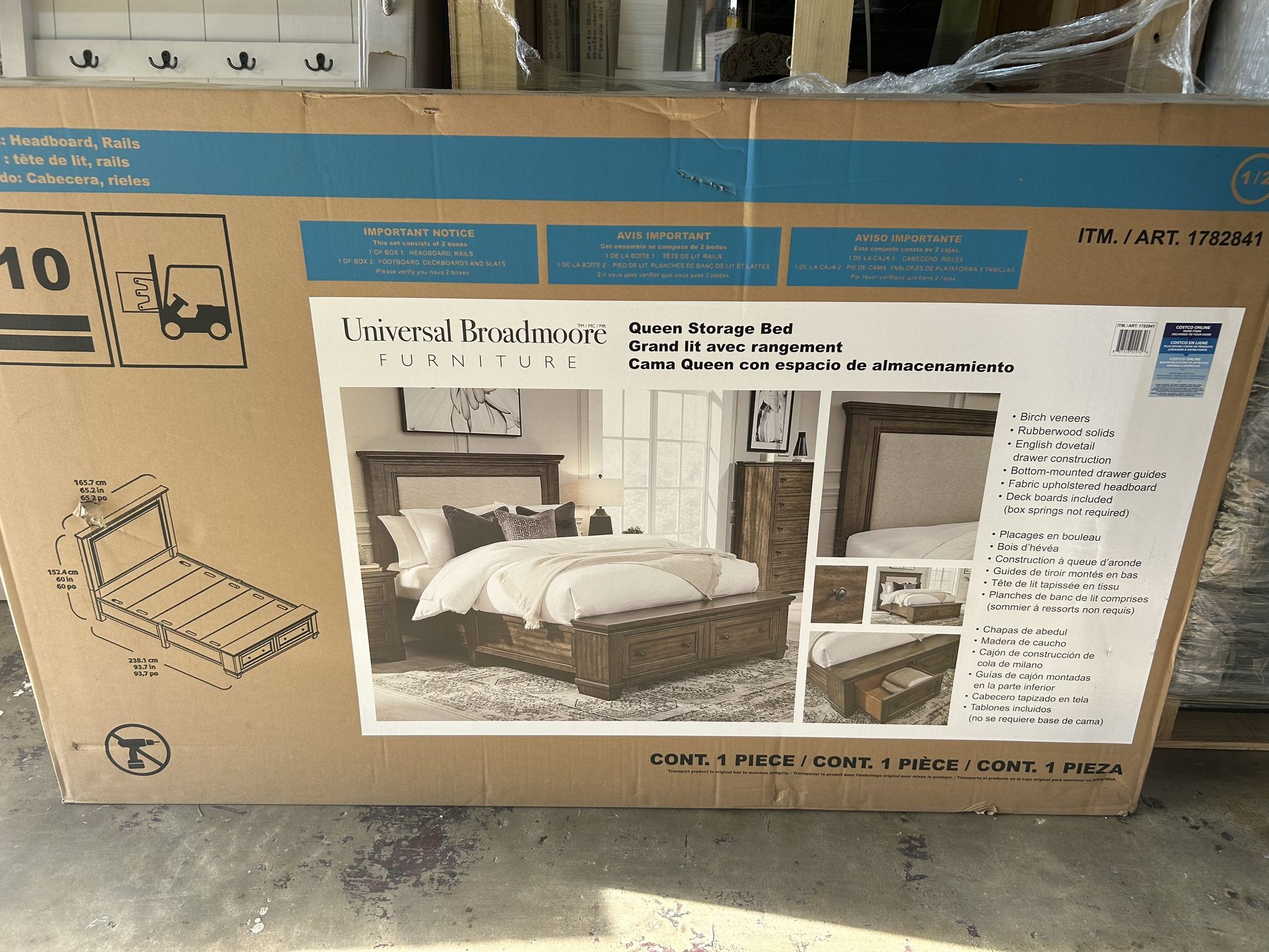 Charleigh Storage Bed By Universal Broadmoore - Queen Size