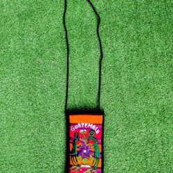 Guatemala Floral Embroided Crossbody Phone/Cash/Sunglasses Boho Holder Bag Pouch