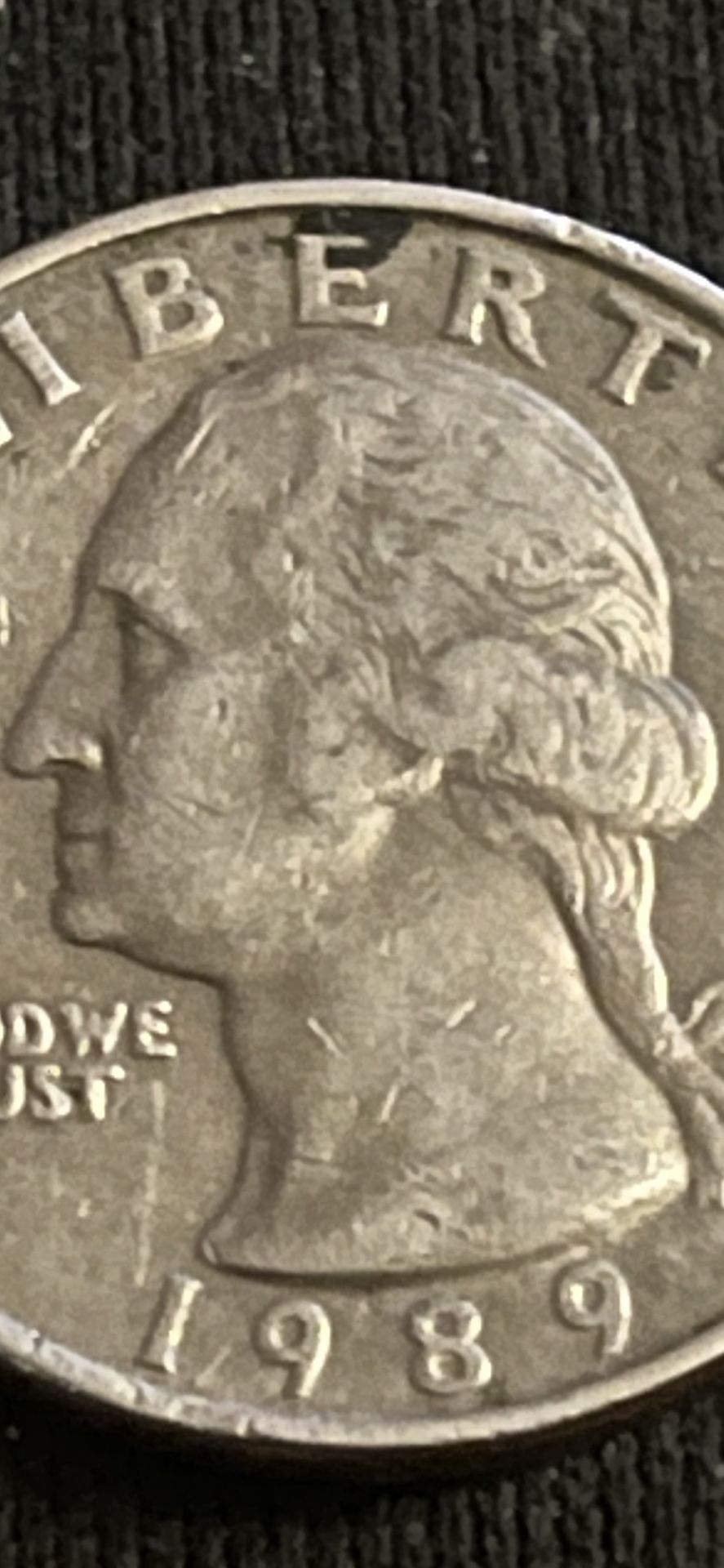 1989 P Quarter Coin