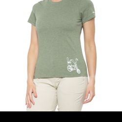 Pearl Izumi Graphic Short Sleeve T-Shirt Size S Heather Pine 