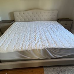King Size Foam Bed, Bedframe, Box Spring 