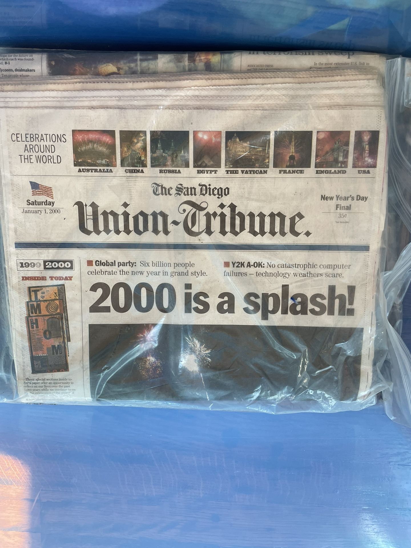 2000 Limited Millenium Edition San Diego Union Tribune...